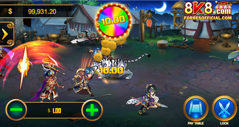 Instructions on how to play the top online Three Kingdoms fish shooting game